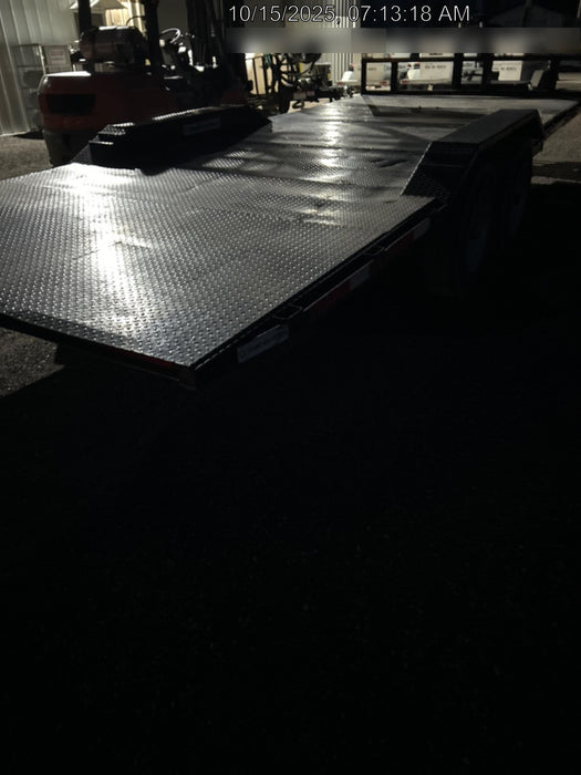 2024 TEXAS PRIDE TRAILERS 21' Lowboy Gravity Tilt Bed 14K Bumper Pull Trailer