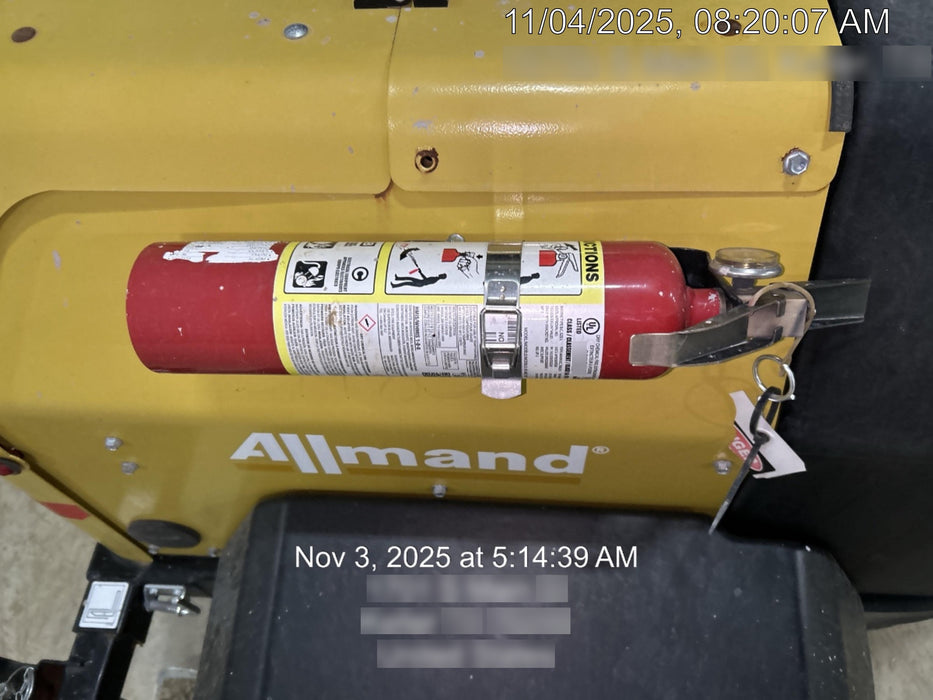 Allmand NLV3GR (4) LED Light Fixture 350W, 23' Vertical Mast, 3kW Prime, Towable, Deep Sea L401, Leveling Jacks, Yanmar T4F 5.8hp