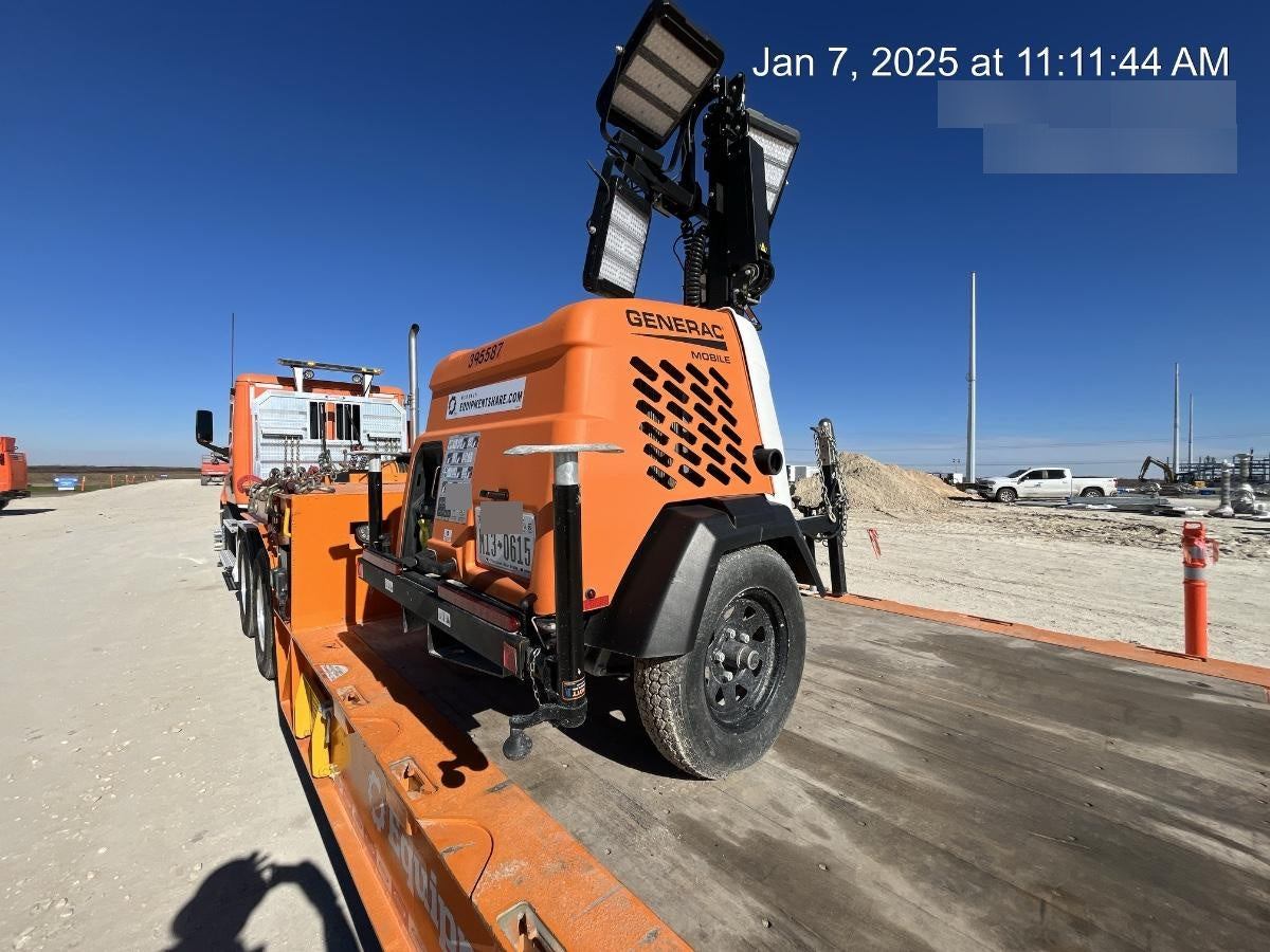 2024 Generac MLT2 Diesel, Flex Switch 120V Input, Powerzone Controller, 
(4) 320W LED Lights, 4kW Generator, 39.9 Gal Fuel Tank, 2" Ball, T3