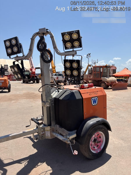 2024 Wanco WLTT-4MM4K Diesel, Deep Sea Controller, Shore Power Plug, Auto Start, (4) 350W LED Floodlights, 4kW Generator, 60 Gal Fuel Tank, 2" Ball, T3