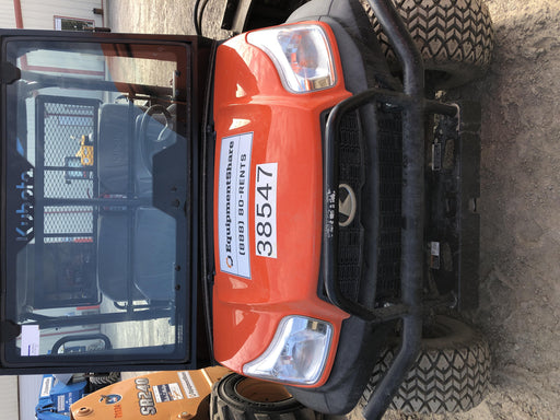 Kubota RTV-X1140W-H 4wd Utility Cart, LED Strobe, Windshield Tempered Glass, Plastic Canopy, Wire Harness Kit, Backup Alarm