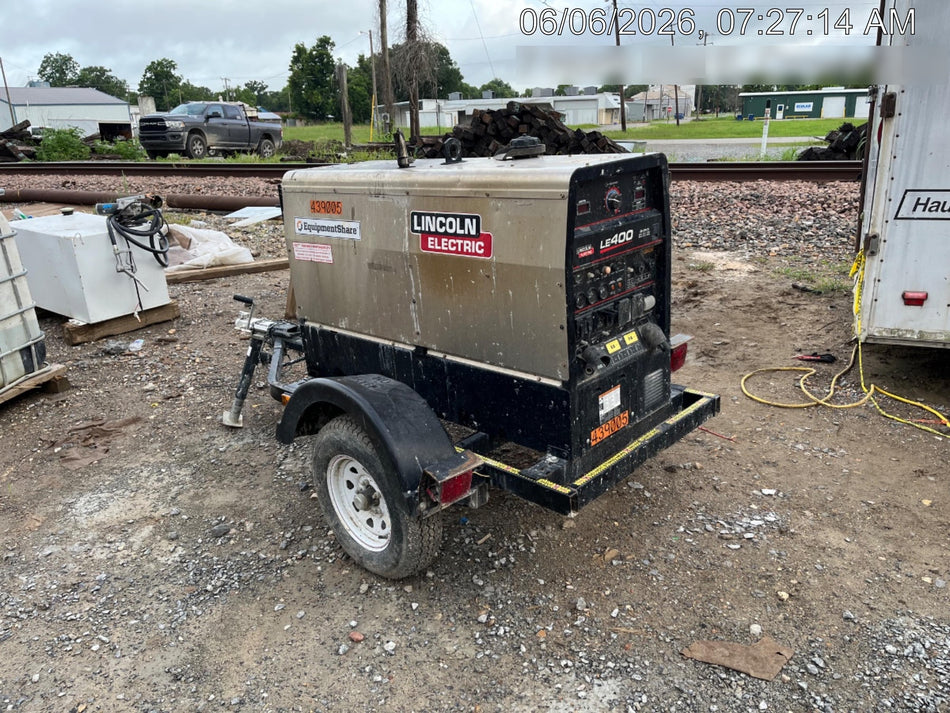 2024 Lincoln Electric LE400 Kubota V1505, Trlr, Cable Rack, Light Kit, ES Decals, T3