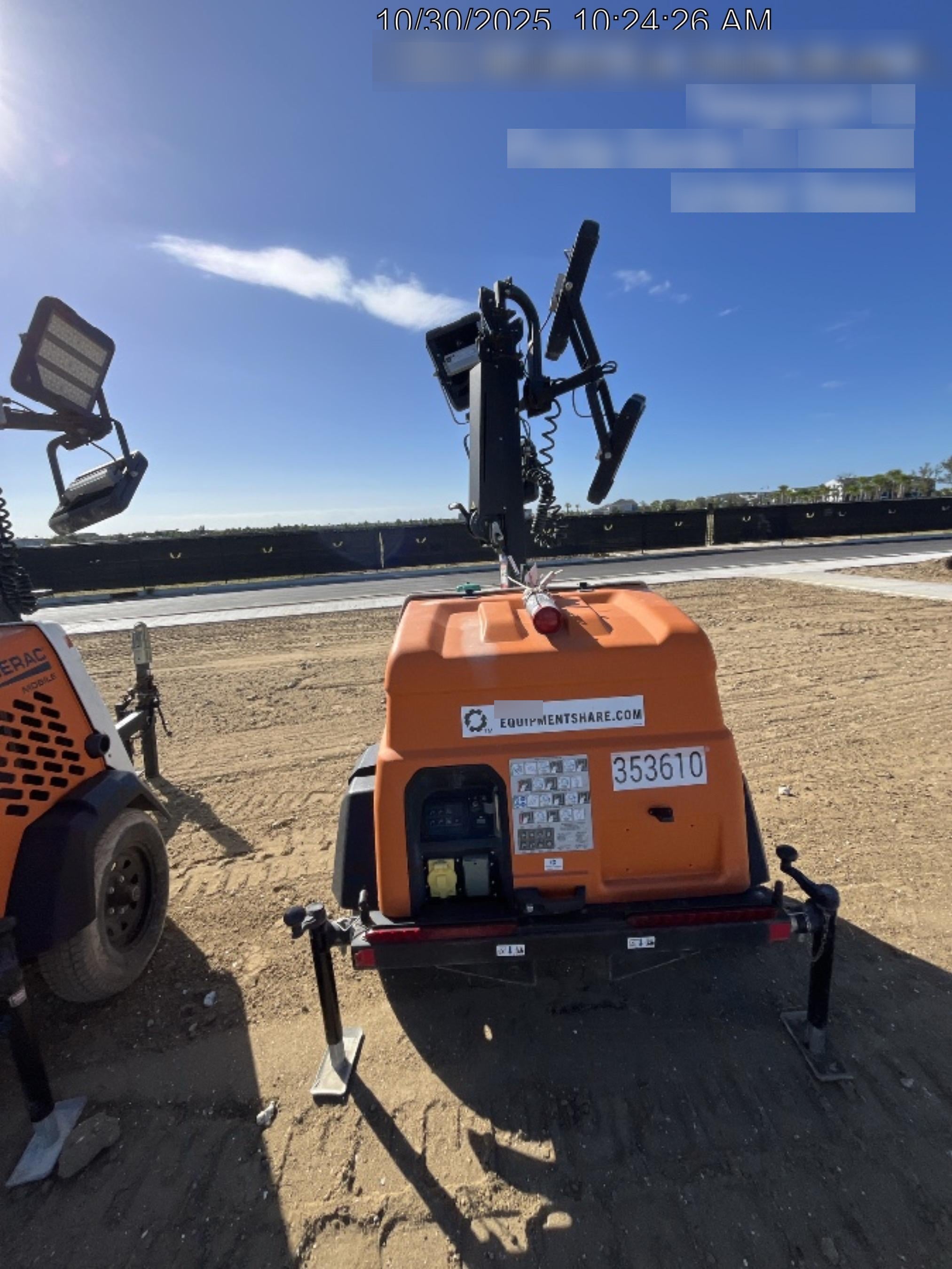 2023 Generac MLT2 Diesel, Flex Switch 120V Input, Powerzone Controller, (4) 320W LED Lights, 4kW Generator, 39.9 Gal Fuel Tank, 2" Ball, T3