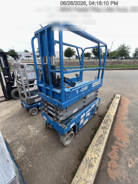 2019 Genie GS-1930 Fixed Rails with Chain Entry