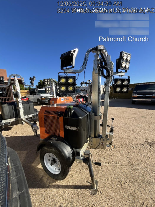 2024 Wanco WLTT-4MM4K Diesel, Deep Sea Controller, Shore Power Plug, Auto Start, (4) 350W LED Floodlights, 4kW Generator, 60 Gal Fuel Tank, 2" Ball, T3