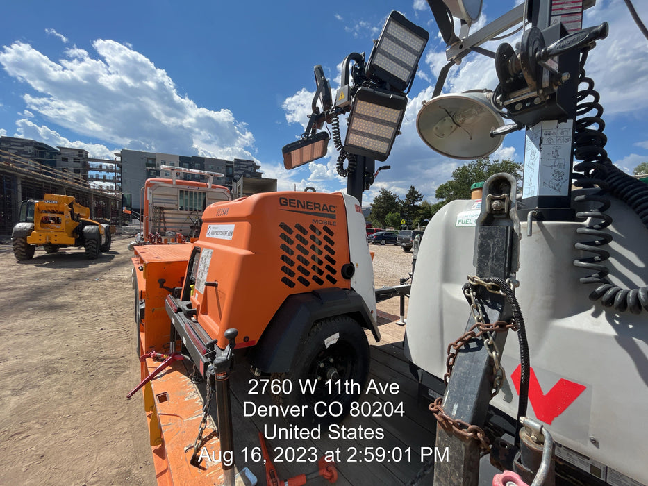 2023 Generac MLT2 Diesel, Flex Switch 120V Input, Powerzone Controller, (4) 320W LED Lights, 4kW Generator, 39.9 Gal Fuel Tank, 2" Ball, T3