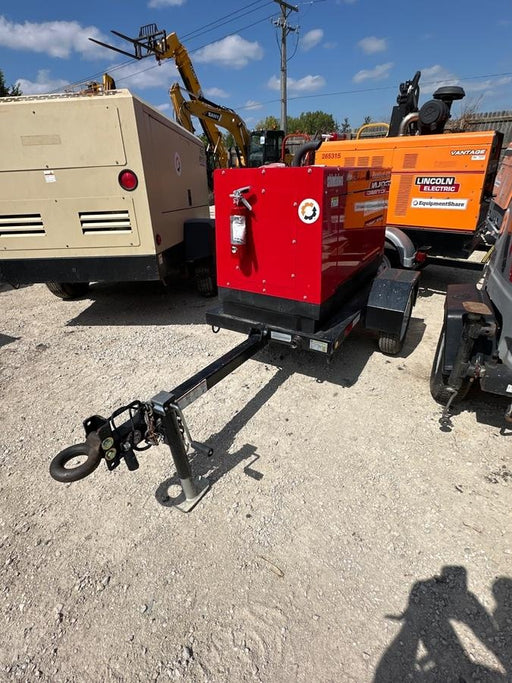 2023 Shindaiwa DGW400MDL Kubota D902 Engine, 23 HP, Dual Op Welder, Wire, Arc, Droop Stick, Tig, and CC Stick Functionality, Simulphase, 3 Phase and 1 Phase Gen Output, Single Axle NB Trlr, Slr Trckl Chrg 12V 12W, Fire Ext