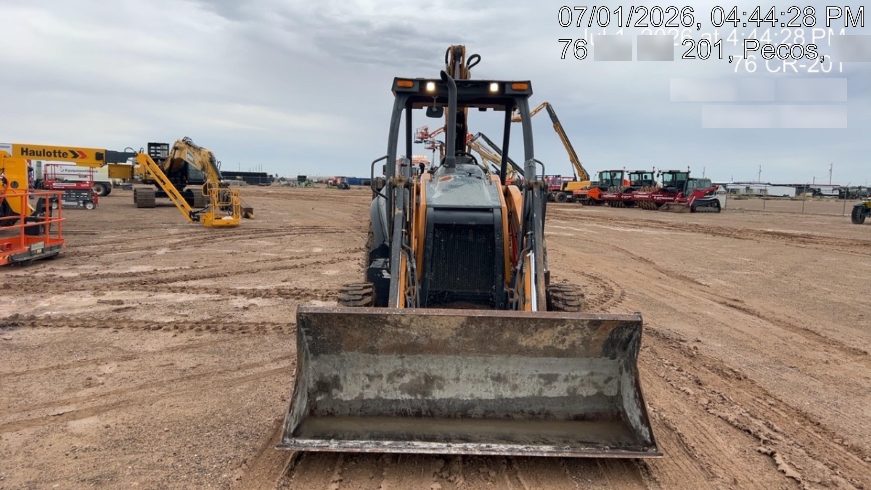 2019 Case 580N EP Canopy, 4WD, GP Front Bucket, Standard Stick, 1 Way Aux Hydraulics, ISO Controls
