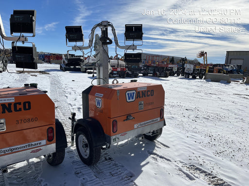 2023 Wanco WLTT-4MM4K Diesel, Deep Sea Controller, Shore Power Plug, Auto Start, (4) 350W LED Floodlights, 4kW Generator, 60 Gal Fuel Tank, 2" Ball, T3