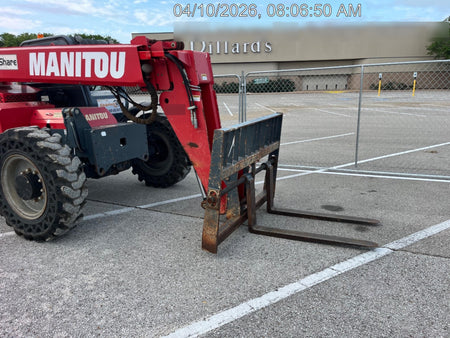 2018 Manitou MTA8044 MTA 8044 - 74 HP T4, Canopy, Worklights/Strobe, Beacon, 66" Carriage, 48" Forks, Solid Tires, Lift Hook, Aux Hydraulics