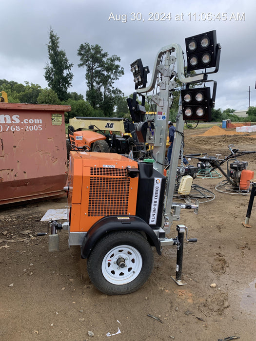 2024 Wanco WLTT-4MM4K Diesel, Deep Sea Controller, Shore Power Plug, Auto Start, (4) 350W LED Floodlights, 4kW Generator, 60 Gal Fuel Tank, 2" Ball, T3