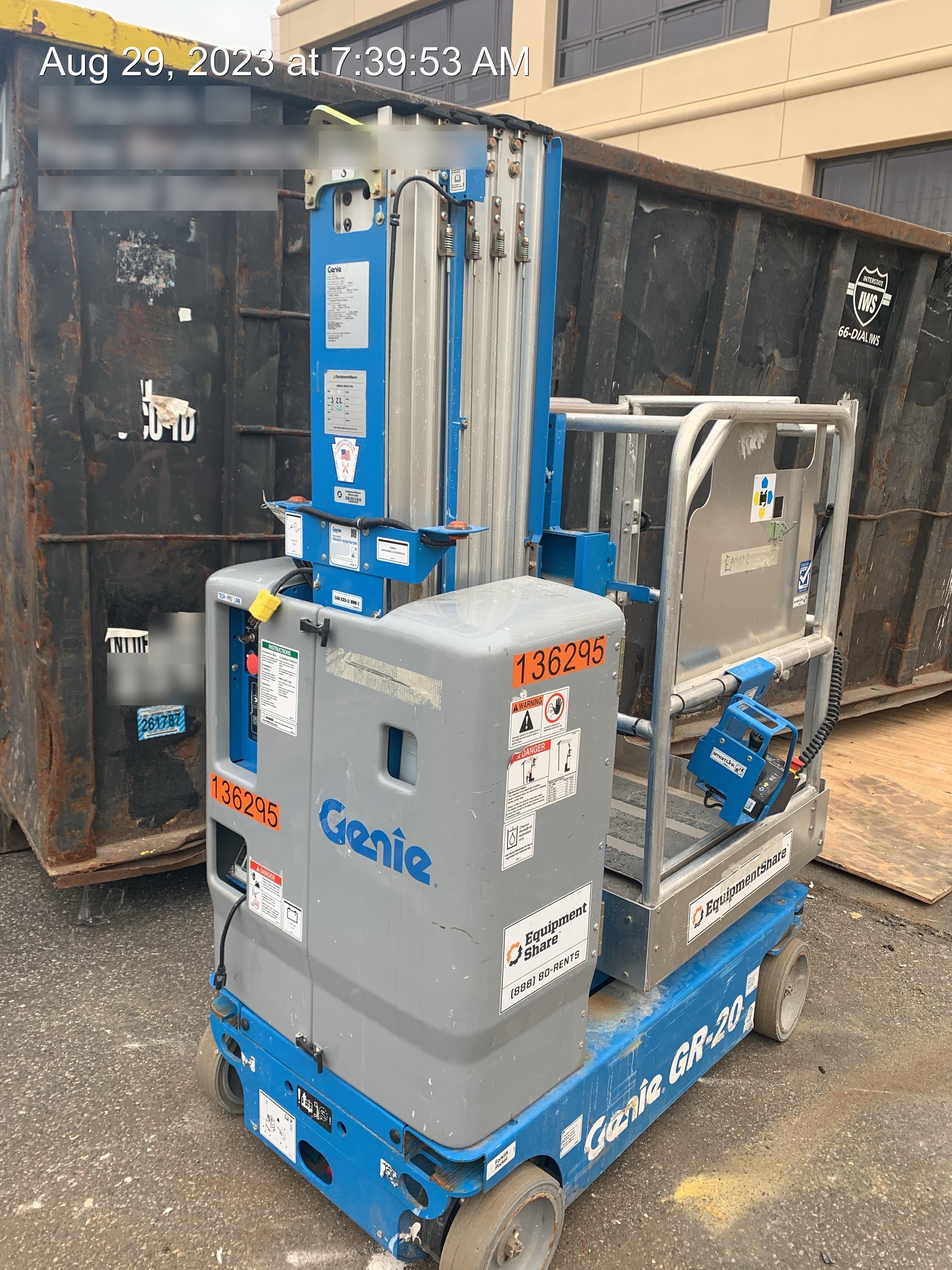 2021 GENIE GR-20