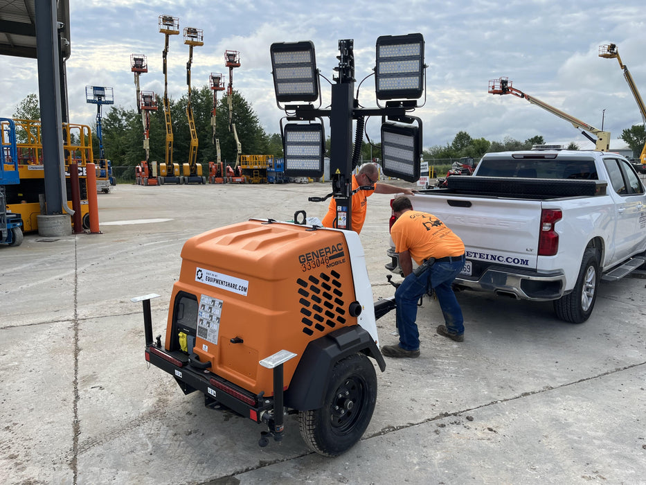 2023 Generac MLT2 Diesel, Flex Switch 120V Input, Powerzone Controller, (4) 320W LED Lights, 4kW Generator, 39.9 Gal Fuel Tank, 2" Ball, T3