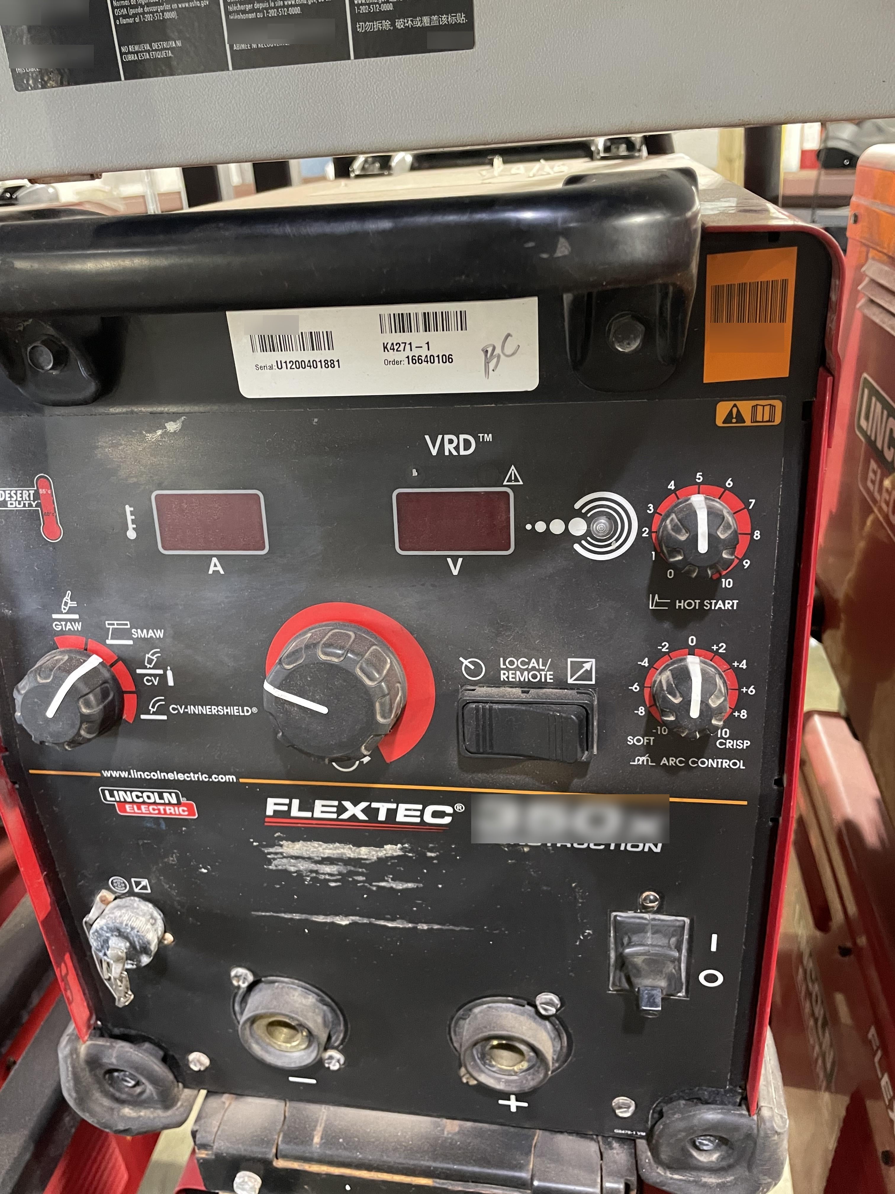 2020 LINCOLN ELECTRIC FLEXTEC 350X