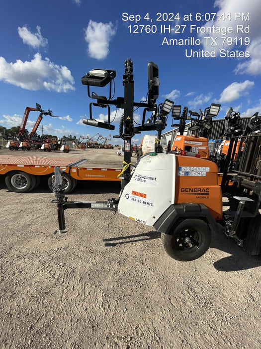 2024 Generac MLT2 Diesel, Flex Switch 120V Input, Powerzone Controller, 
(4) 320W LED Lights, 4kW Generator, 39.9 Gal Fuel Tank, 2" Ball, T3