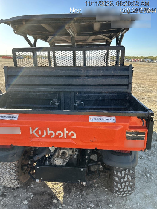 2021 Kubota RTV-X1140W-H Plastic Canopy, Windshield Acrylic Clear, LED Strobe Light, Wire Harness Kit, Back up Alarm