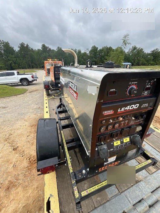 2024 Lincoln Electric LE400 Kubota V1505, Trlr, Cable Rack, Light Kit, ES Decals, T3