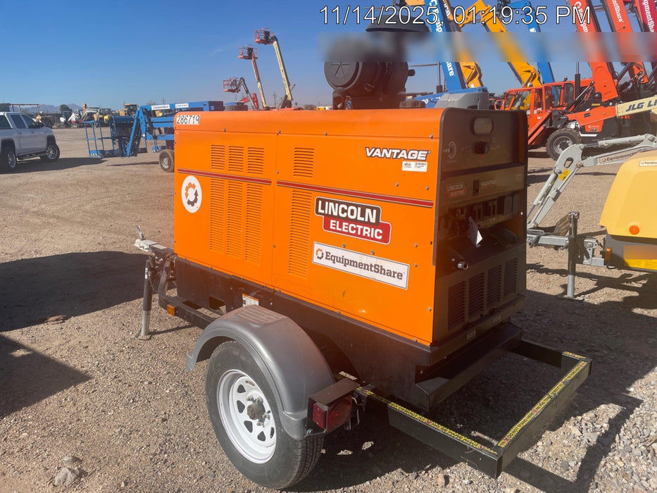 2022 Lincoln Electric Vantage 549X Crosslink Technology, Trailer Mounted, ES Decals, T3