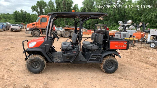 Kubota RTV-X1140WL-A 4WD, LED Strobe, Windshield Acrylic Clear, Plastic Canopy, Wire Harness Kit, Backup Alarm, Bed Liner