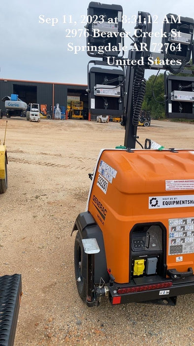 2023 Generac MLT2 Diesel, Flex Switch 120V Input, Powerzone Controller, (4) 320W LED Lights, 4kW Generator, 39.9 Gal Fuel Tank, 2" Ball, T3