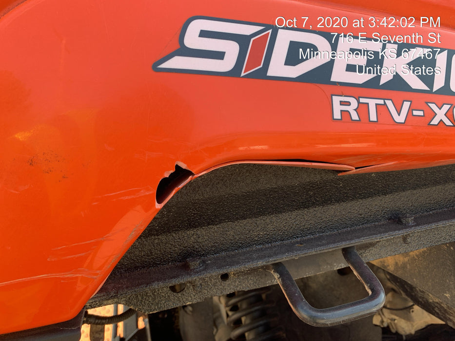 2019 Kubota RTV-XG850WL-H 4wd Utility Cart, Gas, 2 Seat, LED Strobe, Windshield Tempered Glass, Plastic Canopy, Wire Harness Kit, Backup Alarm