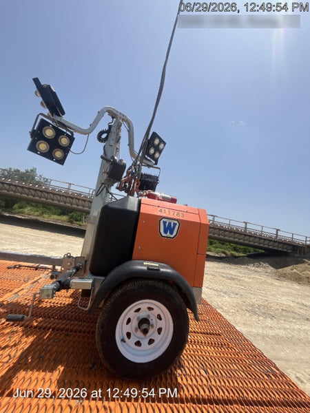 2024 Wanco WLTT-4MM4K Diesel, Deep Sea Controller, Shore Power Plug, Auto Start, (4) 350W LED Floodlights, 4kW Generator, 60 Gal Fuel Tank, 2" Ball, T3