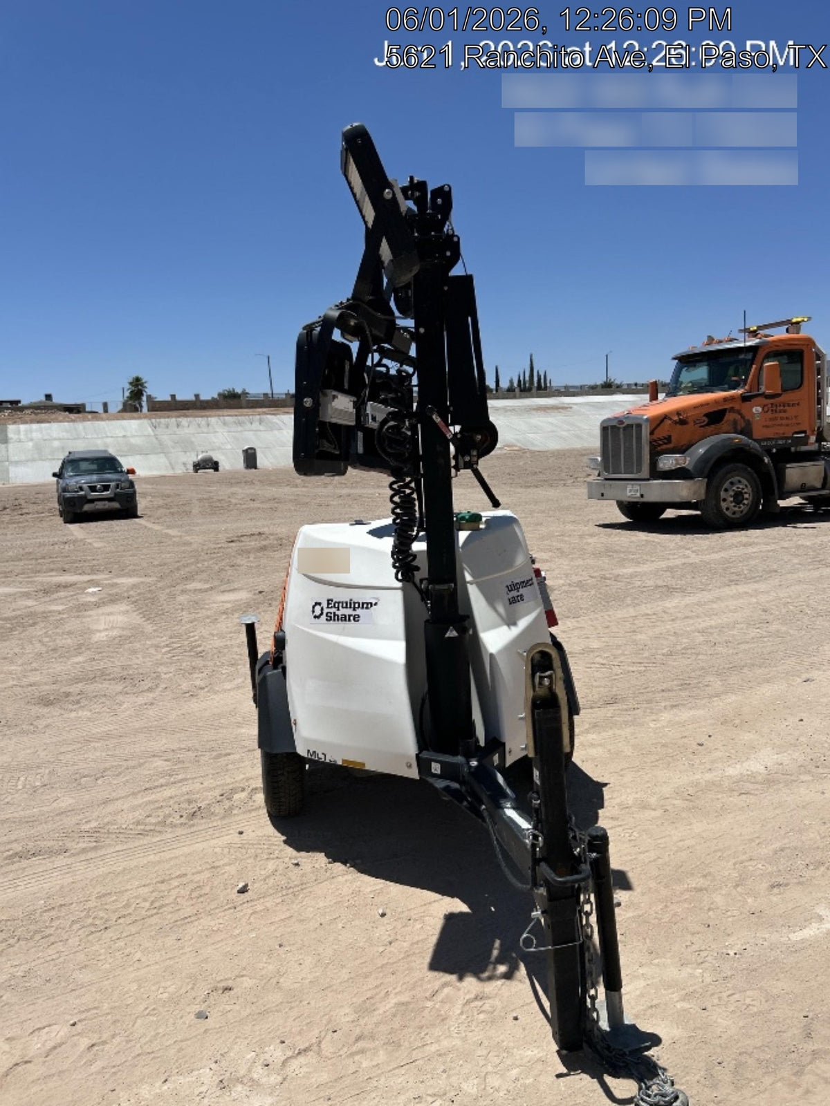 2024 Generac MLT2 Diesel, Flex Switch 120V Input, Powerzone Controller, 
(4) 320W LED Lights, 4kW Generator, 39.9 Gal Fuel Tank, 2" Ball, T3