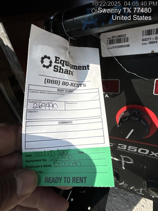 2022 LINCOLN ELECTRIC FLEXTEC 350X