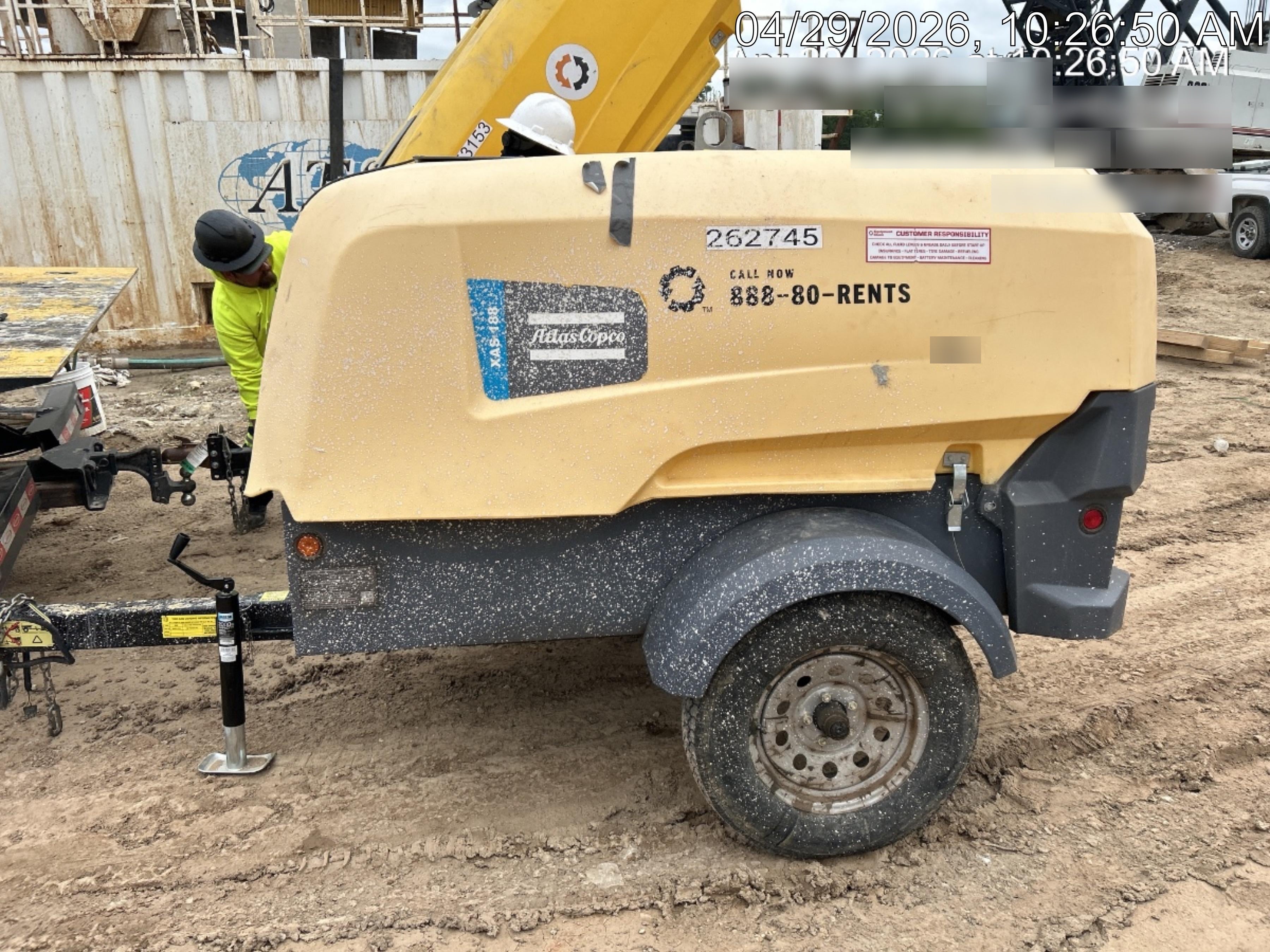 2022 ATLAS COPCO XAS188 CWK
