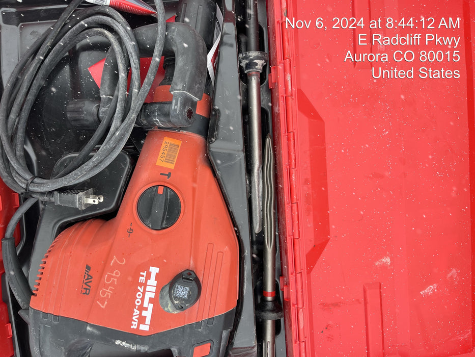 2023 HILTI TE 700-AVR