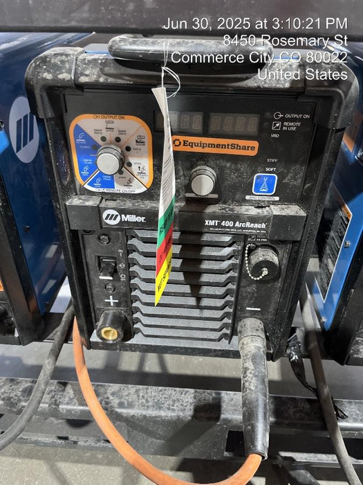 2025 MILLER ELECTRIC XMT 400