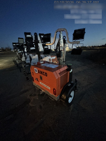 2024 Wanco WLTT-4MM4K Diesel, Deep Sea Controller, Shore Power Plug, Auto Start, (4) 350W LED Floodlights, 4kW Generator, 60 Gal Fuel Tank, 2" Ball, T3