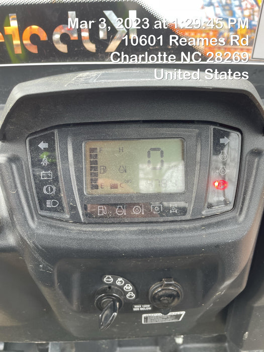 2022 Kubota RTV-X1140W-H Plastic Canopy, Windshield Acrylic Clear, LED Strobe Light, Wire Harness Kit, Back up Alarm