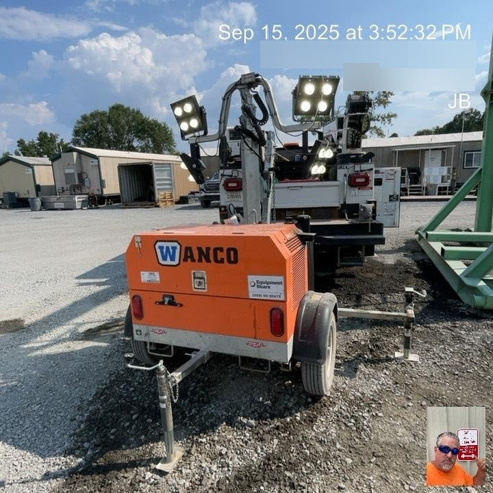 2024 Wanco WLTT-4MM4K Diesel, Deep Sea Controller, Shore Power Plug, Auto Start, (4) 350W LED Floodlights, 4kW Generator, 60 Gal Fuel Tank, 2" Ball, T3