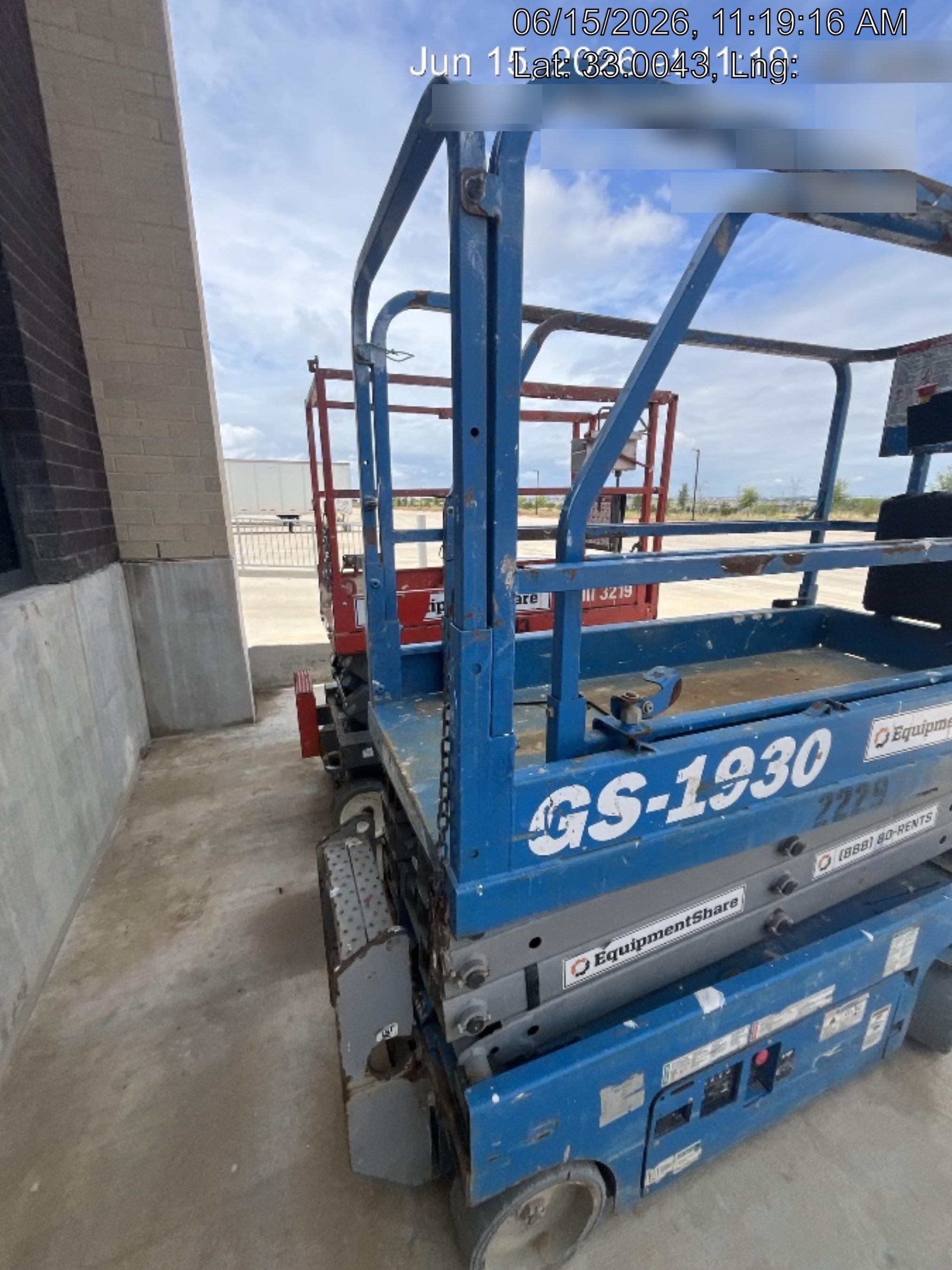 2016 Genie GS-1930 Genie GS1930 Scissor Lift