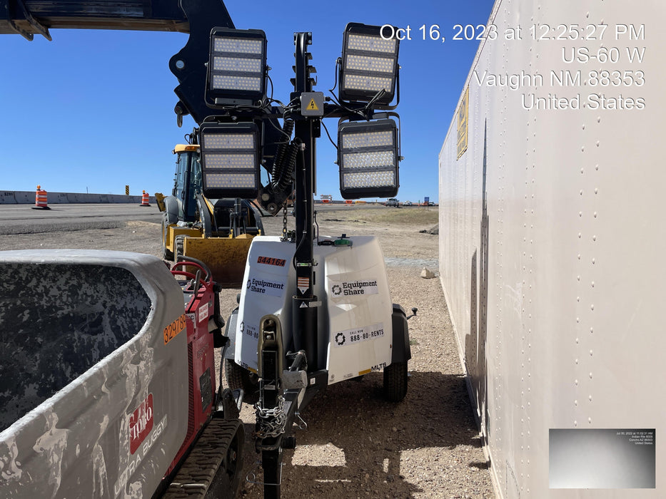 2023 Generac MLT2 Diesel, Flex Switch 120V Input, Powerzone Controller, (4) 320W LED Lights, 4kW Generator, 39.9 Gal Fuel Tank, 2" Ball, T3