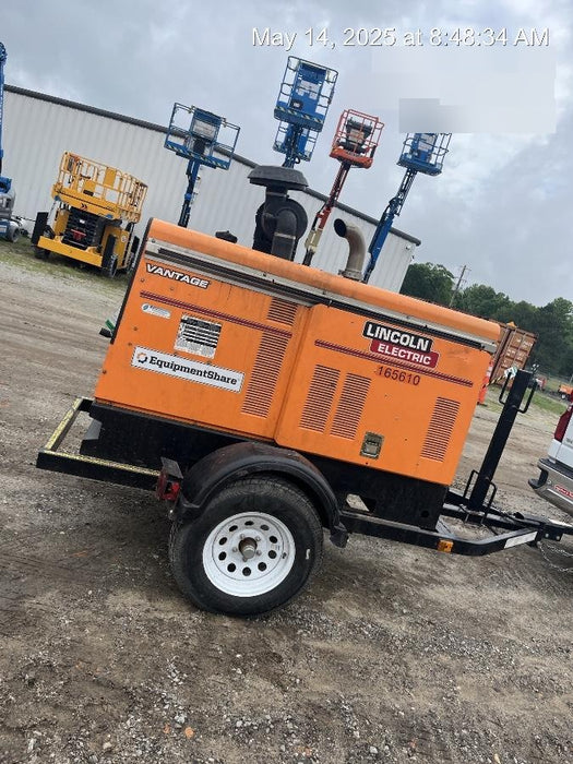 2021 Lincoln Electric Vantage 549X Ready Pak 3, ORANGE (includes trailer, cable rack, fender light kit)