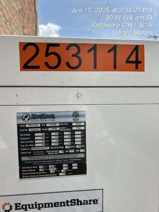 2022 KWIKOOL KPO12-43H