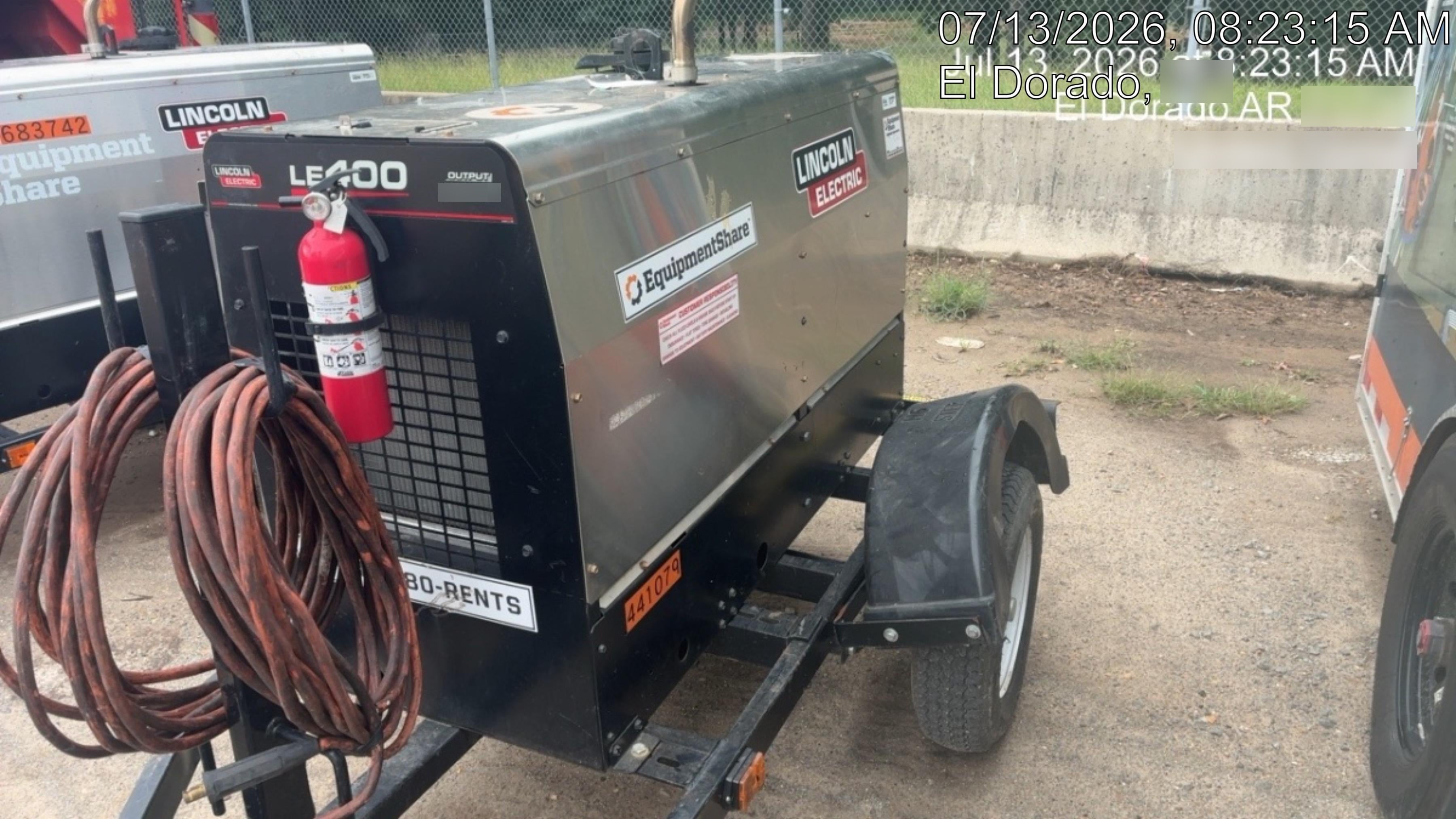 2024 Lincoln Electric LE400 Kubota V1505, Trlr, Cable Rack, Light Kit, ES Decals, T3