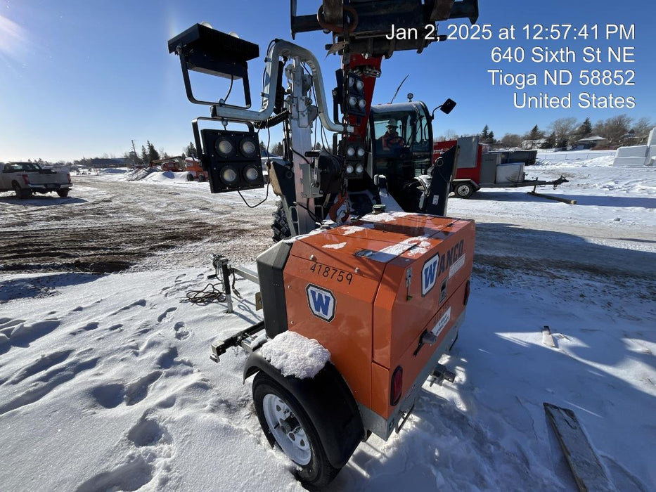 2024 Wanco WLTT-4MM4K Diesel, Deep Sea Controller, Shore Power Plug, Auto Start, (4) 350W LED Floodlights, 4kW Generator, 60 Gal Fuel Tank, 2" Ball, T3