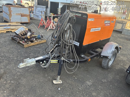 2022 Lincoln Electric LE400 Kubota V1505, Trlr, Cable Rack, Light Kit, ES Decals, T3