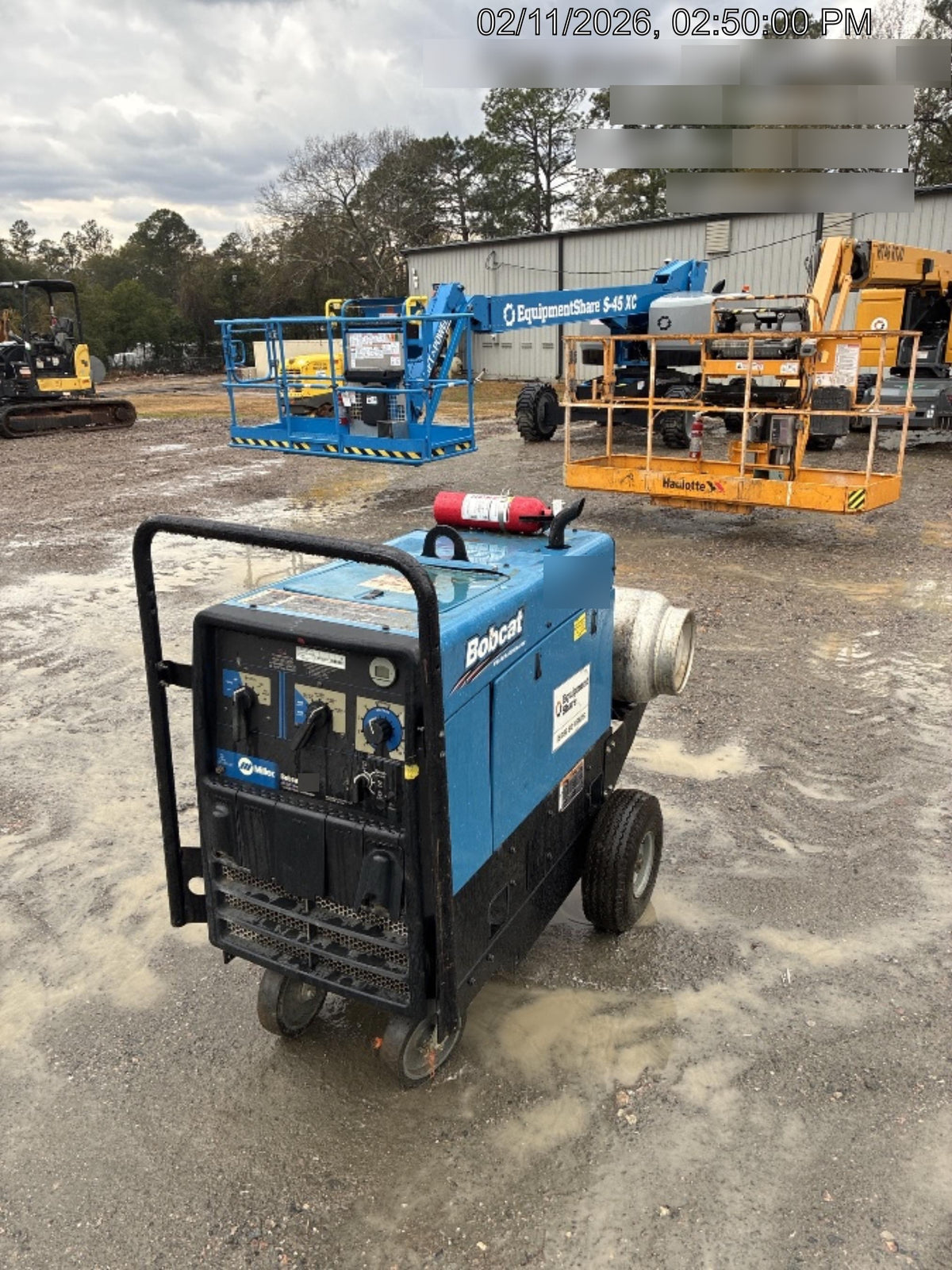 2019 Miller Electric BOBCAT 250 951600 PKG-250 amp Propane Welder, Standard w/Running Gear, Bracket, Hose"250 amp Propane Welder, Standard w/Running Gear, Bracket, Hose