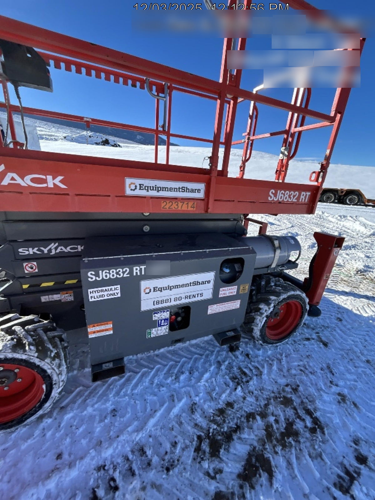 2022 SKYJACK SJ6832 RT