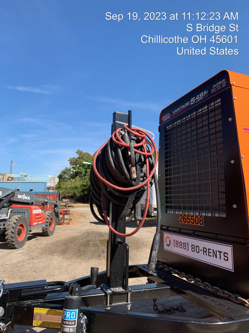 2022 Lincoln Electric Vantage 549X Crosslink Technology, Trailer Mounted, ES Decals, T3