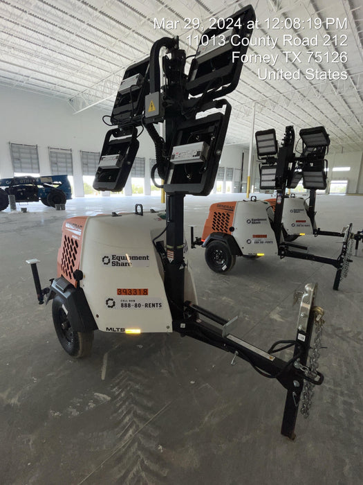 2024 Generac MLT2 Diesel, Flex Switch 120V Input, Powerzone Controller, 
(4) 320W LED Lights, 4kW Generator, 39.9 Gal Fuel Tank, 2" Ball, T3