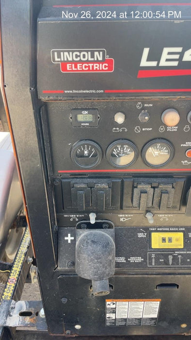 2022 Lincoln Electric LE400 Kubota V1505, Trlr, Cable Rack, Light Kit, ES Decals, T3