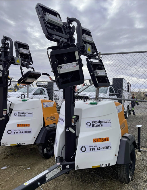 2023 Generac MLT2 Diesel, Flex Switch 120V Input, Powerzone Controller, 
(4) 320W LED Lights, 4kW Generator, 39.9 Gal Fuel Tank, 2" Ball, T3