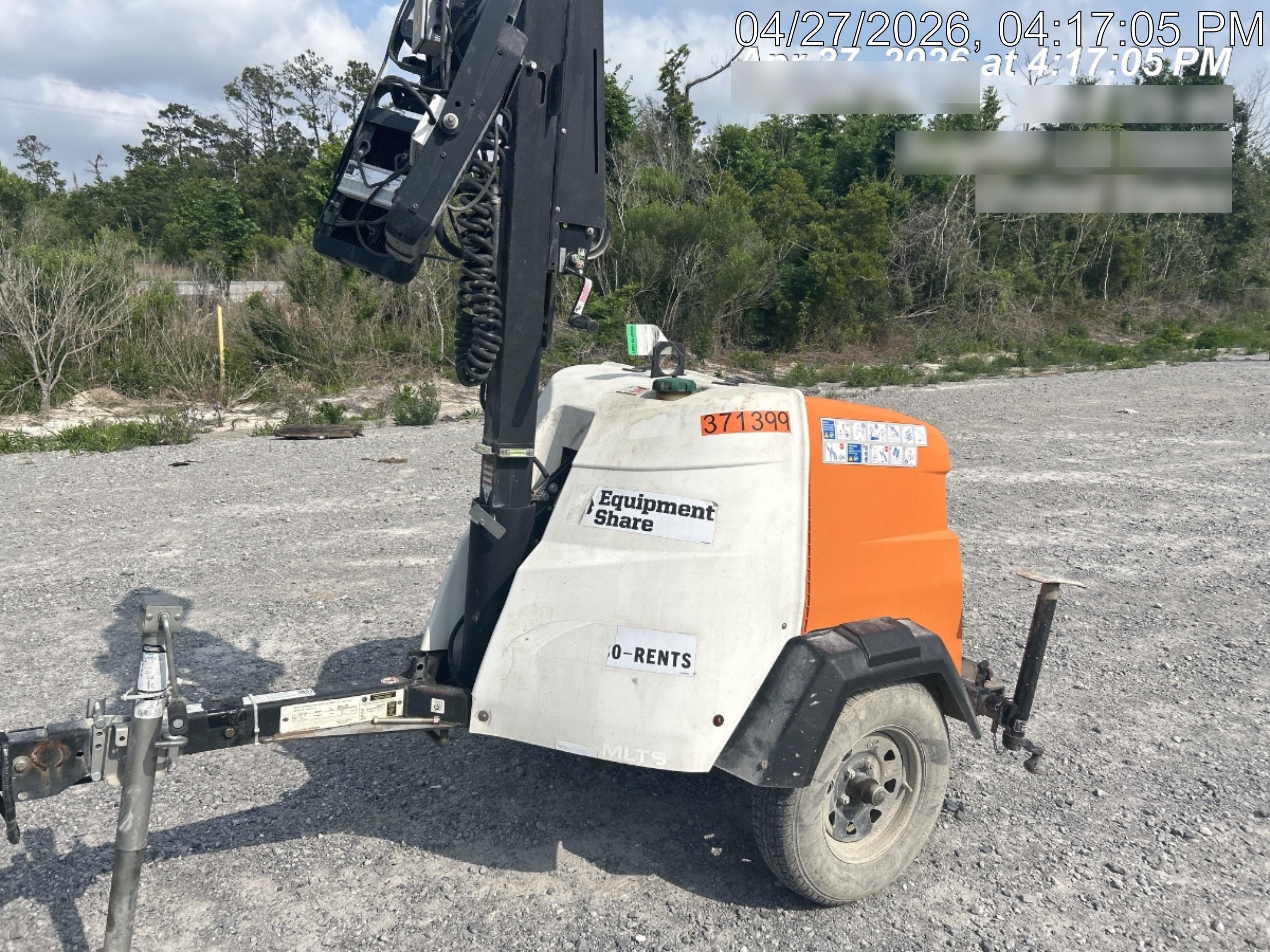 2023 Generac MLT2 Diesel, Flex Switch 120V Input, Powerzone Controller, 
(4) 320W LED Lights, 4kW Generator, 39.9 Gal Fuel Tank, 2" Ball, T3