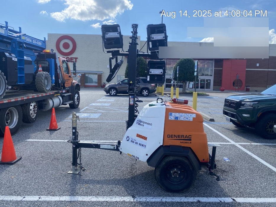 2023 Generac MLT2 Diesel, Flex Switch 120V Input, Powerzone Controller, (4) 320W LED Lights, 4kW Generator, 39.9 Gal Fuel Tank, 2" Ball, T3