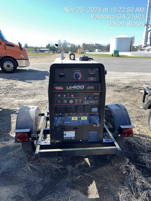 2024 Lincoln Electric LE400 Kubota V1505, Trlr, Cable Rack, Light Kit, ES Decals, T3